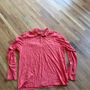 Coolibar Coppitt Weekend Polo Shirt Men XL Pink Sun Protection UPF 50+